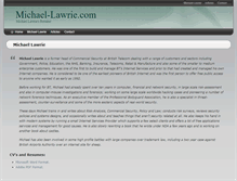 Tablet Screenshot of michael-lawrie.com